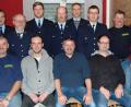 Bild: Schmola, Werner
Die Feuerwehr Klobenreuth setzt weiterhin auf ihren Vorstandschaft um Martin Spörer (hinten, links) und Kommandant Robert Gruber (hinten, Mitte).
