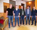 Bild: müb
Die Referenten des Abends (von links): Andreas Gradl, Anton Neumann, Thomas Mayer (Amt für Ernährung, Landwirtschaft und Forsten Regensburg), Wolfgang Wittmann, Thomas Huber (Firma Belchim).