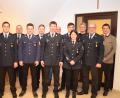 Bild: bnr
Die Feuerwehr Söllitz hat eine neue Führungsmannschaft gewählt. Im Bild vordere Reihe von links:2.Vorstand Sebastian Dillig, 1. Vorstand Michael Kalb, 1. Kommandant Stefan Hösl, 2. Kommandant Martin Müller, Schriftführerin Katharina Sandmann, Kassenwart Alexander Prem.