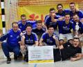 Bild: A. Schwarzmeier
Der ausgelassene Jubel ist völlig berechtigt: Die SG Etzenricht II/Luhe-Wildenau II marschierte mit fünf Siegen durch die Endrunde der Futsal-Kreismeisterschaft und holte verdient den Titel.
