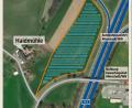 Bild: Schmola, Werner
Auf diesem gut zwei Hektar großen Grundstück bei der Haidmühle direkt neben der Autobahn will die CM Energie GmbH & Co. KG aus Altenstadt/WN einen Solarpark errichten. Planer sind das Landschaftsarchitekturbüro Rembold aus Nabburg und das Büro Fels Ingenieure aus Weiden.