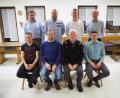 Bild: wmi
Vorsitzender Hans Wiesnet (hinten, von links) zeichnet Manuel Lautner, Florian Ruder, Engelbert Wiesnet sowie Robert Schmid (vorne, von links), Andreas Walberer, Ronald Zaus und Jürgen Lautner für ihre Treue zum FC Vorbach aus. Viele der Geehrten spielen seit ihrer Kindheit im Verein.