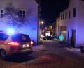 Bild: jma
Einsatzstelle am Hupferberg in Pressath: Eine Wohnung ist komplett verraucht.