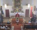 Bild: jzk
„Wir bekennen, dass wir uns oft nur halbherzig für unseren Glauben einsetzen“, predigt Stadtpfarrer Konrad Amschl beim Sebastiansamt in der Schönreuther Filialkirche.