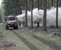 Bild: Düka Barbing
Eine Möglichkeit, Kalk im Wald auszubringen, ist die sogenannte Verblasung. Voraussetzung für diese Methode ist ein entsprechendes Wegenetz im Forst oder das Vorhandensein von Rückegassen..