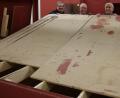 Bild: tr
Franz Krapf, Robert Scharnagl, Horst Haidl und Günter Stammwitz (von links) sind vier der etwa zehn Helfer, die für den Auf- und Abbau der großen Krippenausstellung verantwortlich zeichnen.