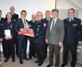 Bild: pko
Georg Schmid (Vierte von rechts.) wurde für 50 Jahre aktiven Dienst bei der Feuerwehr Neunburg geehrt.