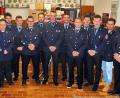 Bild: hai
Sie gehören mit einem Durchschnittsalter von 24 Jahren zur jüngsten Führungsriege einer Feuerwehr im Kreisfeuerwehrverband Bayreuth: (von rechts) Christian Reiß, Jonas Höcht, Christian Küffner, Patrick Reiß, Alexander Küffner, Frank Reichstein, Maximilian Reiss, Oliver Porsch, Christian Nerlich, Johannes Nerlich, Lukas Höcht, René Ramisch und Robin Reiß.