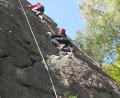 Bild: exb
Der Klettertag im Steinwald ist im September.