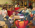 Bild: sei
Die Strickrunde möchte wieder größer werden. Die Damen die sich einmal im Monat zum Handarbeiten in der Marktbibliothek treffen, freuen sich weiterhin über Zuwachs.