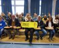 Bild: exb
Schulleiter Stefan Niedermeier (vorne von links) begrüßte Veit Wagner und Hugo Braun-Meierhofer zum Vortrag am Otto-Hahn-Gymnasium.