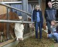 Bild: Petra Hartl
Die stellvertretende Schwandorfer Kreisbäuerin, Manuela Pronath, (von links) ihr Ehemann Thomas und die 21-jährige Franziska Bartmann aus Diebis kritisieren die Forderungen in dem Volksbegehren "Artenvielfalt - Rettet die Bienen". Sie sagen: Nicht nur die Landwirte können sich um den Naturschutz kümmern.