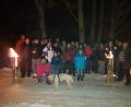 Bild: soj
Am Lagerfeuer kann sich Wandergruppe wieder etwas aufwärmen.