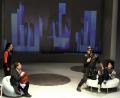 Bild: Petra Hartl
Fehler im System, eine zukunftsweisende Komödie von Folke Braband mit Jasmin Wagner, Tommaso Cacciapuoti, Jürgen Tarrach und Guido Hammesfahr hatte am Freitag im Stadttheater Amberg Premiere.