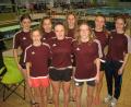 Bild: rbg
Das Damenteam der SG Nordoberpfalz belegte beim Landesliga-Entscheid zu den deutschen Mannschaftsmeisterschaften unter 20 Teams Platz sieben. Von links: Kathrin Bachmeier, Marlene Züllich, Lena Rath, Daria Codlova, Carina Bönisch, Annika Brech, Viktoria Bogner und Christina Bruckner.
