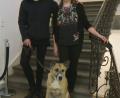 Bild: Hirsch
Berit Hüttinger und Andreas "Heppo" Heimberger mit Hund "Sidi": Im Oberpfälzer Künstlerhaus berichteten sie über ihre Abenteuerreise nach Zentralasien.