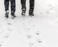 Archivbild: arifoto UG
Wanderer laufen durch den Schnee.