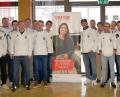 Bild: njn
17 Fußballer der TSV-Sparte lassen bei der großen Aktion im Kettelerhaus typisieren.