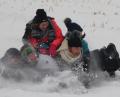 Bild: exb
Die Auerbacher Realschüler tauschen einen Vormittag lang das Klassenzimmer gegen die Piste.
