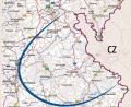 Bild: Oberpfalz-Medien
Grob umrissen soll das Gebiet innerhalb des blauen Hufeisens zu einer "Landstadt Fichtelgebirge" gehören, schwebt den Initiatoren vor.