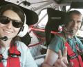 Bild: kro
Melanie und Max Schmid haben gut lachen, sie verstehen sich beim Rallyesport prächtig.