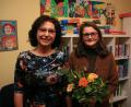 Bild: wro
Als vorlesenden Ehrengast hieß Michaela Härtl (links) Autorin Gudrun Müller (rechts) willkommen.
