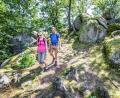 Bild: exb/Thomas Kujat
Das Wandern, hier am Naturdenkmal Druidenstein bei Kröblitz (Stadt Neunburg vorm Wald), zählt zu den gefragtesten Urlaubsangeboten im Oberpfälzer Wald. Auch der Landkreis ist weiterhin ein gefragtes Urlaubsziel, auch wenn die im Vorjahr weniger Übernachtungsgäste verzeichnet wurden.