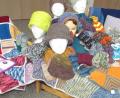 Bild: is
Viele verschiedene Strickerzeugnisse gibt es im Altenheim zu bewundern.