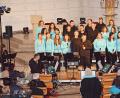 Bild: ü
Harmonisch fügen sich die Stimmen der Sänger in die Melodien der fünfköpfigen Band ein.