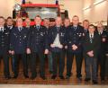 Bild: fpoz
Neuwahlen und Ehrungen standen im Mittelpunkt der Jahreshauptversammlung der Freiwilligen Feuerwehr Schurbach. Im Bild von links Kreisbrandmeister Günther Fachtan, Björn Korndörfer, Alexander Hecht, Wolfgang Kuchenreuther, Heribert Hecht, Bernhard Ponnath, Harald Malzer, Bernd Hertel, Markus Kuchenreuther, Albert Popp, zweiter Bürgermeister Karl Busch und der Kommandant der Stützpunktwehr Waldershof, Stefan Müller.