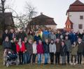 Bild: whw
Vor dem Abmarsch stellten sich die Wanderer zum Gruppenfoto auf.
