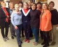 Bild: Houschka
Der Kneippverein Fensterbach - im Bild die neue Vorstandschaft - wird von Marlene Groitl (vorne, Zweite von links) geleitet.