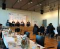 Bild: Alexander Pausch
Ronen Bergman (von links), Amos Yadlin, Michel Friedman und Tom Malinowski diskutierten unter der Leitung des Präsidenten der Europäischen Rabbinerkonferenz Rabbi Pinchas Goldschmidt.