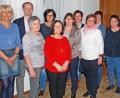 Bild: wee
Waltraud Forster (Fünfte von links) leitet für die nächsten zwei Jahre den FU-Ortsverband Wernberg-Köblitz. Unser Bild zeigt die neu gewählten Vorstandsmitglieder der Frauen Union Wernberg-Köblitz zusammen mit der FU-Kreisvorsitzenden Marianne Forster, Bürgermeister Konrad Kiener und dem CSU-Ortsvorsitzenden Dieter Rosenberg.