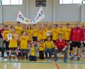 Bild: gud
Jubel bei den Teunzer Grundschülern. Sie errangen bei „Handball rockt Schule“ den ersten Platz.