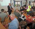 Bild: Dobmeier
Es gab eine lebhafte Diskussion mit der CSU in der Almhütte zum Stromtrassenausbau.