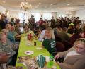 Bild: mor
Die Bläsergruppe des Jagd-Kreisverbandes Weiden/Neustadt eröffnete der Treffen des „Bavarian Rod and Gun Clubs“ im Tower View Center im Lager Grafenwöhr.