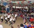 Bild: mmj
Zu den rythmischen Melodien der Musik präsentierten sich die jungen Tänzerinnen beim Kinderfasching in der Aula der Schule.