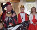 Bild: bö
Das Hohenburger Prinzenpaar Emma I. und Prinz Ludwig I hatte nicht nur ihren Hofnarren Hans Wolfsteiner im Gefolge, sondern auch die Fledermausgarde.
