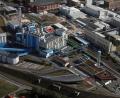 Bild: Gerhard Götz
Das Müllkraftwerk Schwandorf aus der Luft, links neben den Kaminen ist die Klärschlamm-Trocknungsanlage zu sehen. Sie soll in diesem Jahr in den Probebetrieb gehen.