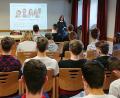 Bild: exb
Mit großem Interesse verfolgten die Schüler des Gymnasiums die Vorträge zur Berufsorientierung.