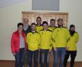 Bild: zth
2Zweite Bürgermeisterin Margit Reichl und Vorsitzender Erich Vetter (von links) mit der neuen Fußballabteilung des SV Seebarn: Martin Kirchberger, Tobias Ziereis, Lukas Reichl, Alexander Zimmet, Tobias Hanauer, Gerhard Gruber (nicht auf dem Bild: Markus Ziereis).