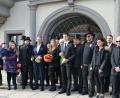 Bild: szl
Da hat nur Bürgermeister Franz Stahl zu Lachen: Er bekommt den Rathausschlüssel und das Stadtsäckel zurück. Damit beenden die Tursiana-Mitglieder mit dem Prinzenpaar Michael I. und Michaela II. am Aschermittwoch die Faschingssession.