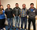 Bild: enz
Nach der Siegerehrung beim Preisschafkopf der KLJB Wernersreuth, von links Vorsitzende Louisa Rosner, die Gewinner Erich Friedl, Mario Sturm in Vertretung für Alexander Sturm sowie Martin Scharnagl und Vorsitzender Thomas Meyer.
