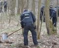 Bild: Patrick Pleul
polizisten bei der Suche nach der vermissten Rebecca in einem Waldstück bei Storkow (Oder-Spree).