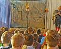 Bild: ü
Mit dem Stück "Der Held und die Prinzessin" gastiert das Theater "Maskara" an der Grund- und Mittelschule Kirchenthumbach.