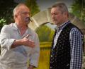 Bild: jr
Anton Krisch (links) und Kunibert Reiß überzeugten in ihren Rollen als konkurrierende Zwillinge.