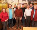 Bild: fvo
Einige der Geehrten bei der Jahreshauptversammlung der Siedler mit Vorsitzenden Peter Schuch (Zweiter von links) und der Frauenbeauftragten Erna Gollwitzer (links)