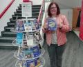 Bild: exb
Bettina Weisheit präsentiert Bücher zum Thema Rassismus.