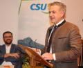 Bild: rpp
Überörtliches Denken forderte Landratskandidat Roland Grillmeier bei der JHV der CSU Kastl. Einer großen Landstadt Fichtelgebirge erteilte er aber eine Absage.